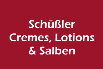 Schüssler Salze - Cremes, Lotions & Salben
